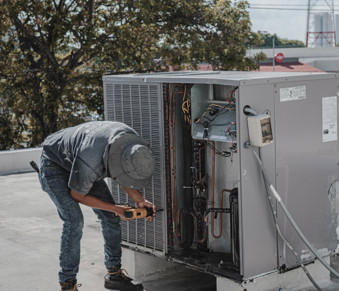 AC repair work
